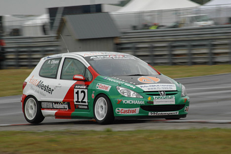 Peter Olsen på vej mod 2. pladsen i 2008.